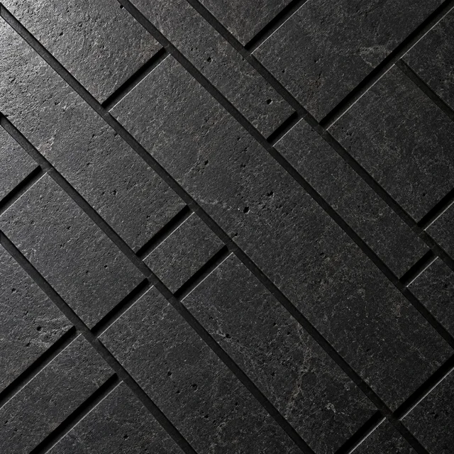 Interrupted diagonal lattice — Basalt architectural design concept