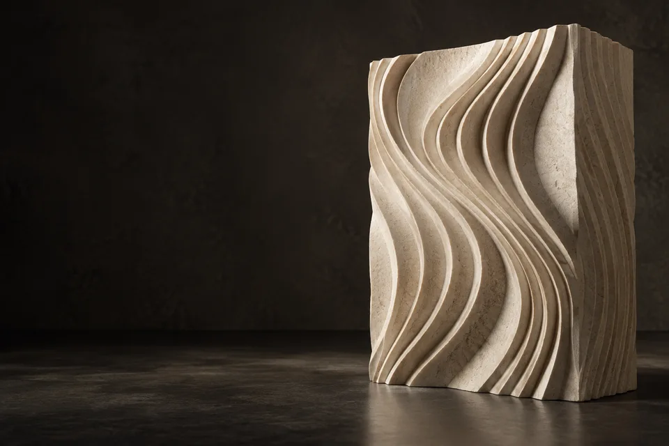 Sandstone relief visual concept